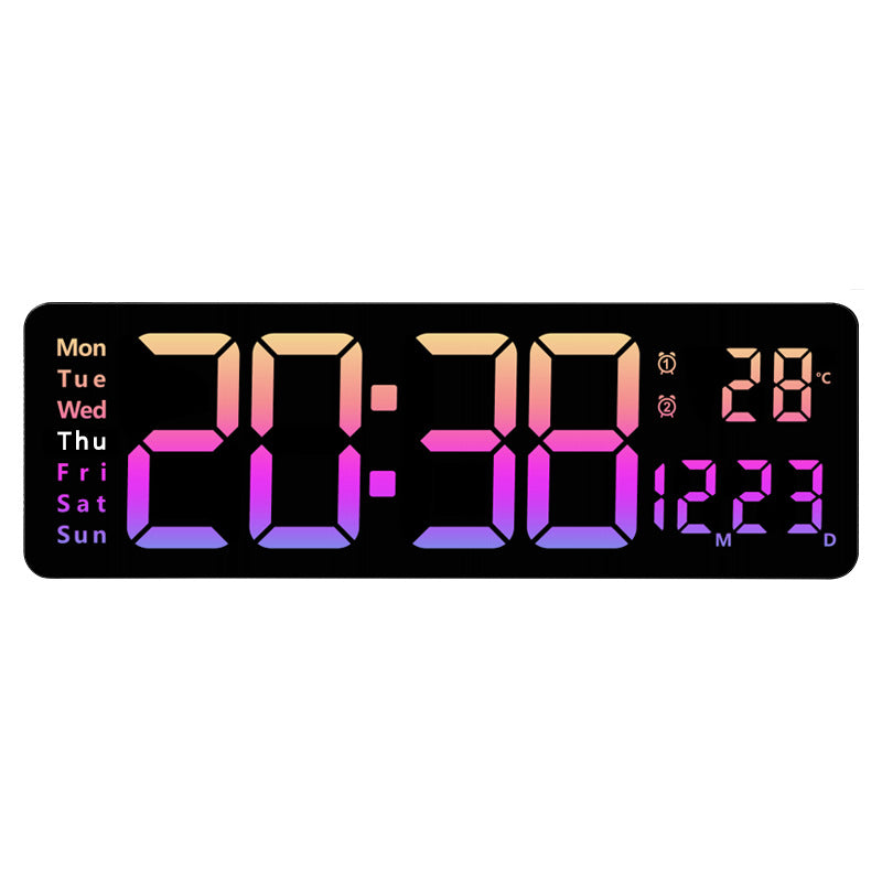 Large LED Digital Wall Alarm Clock