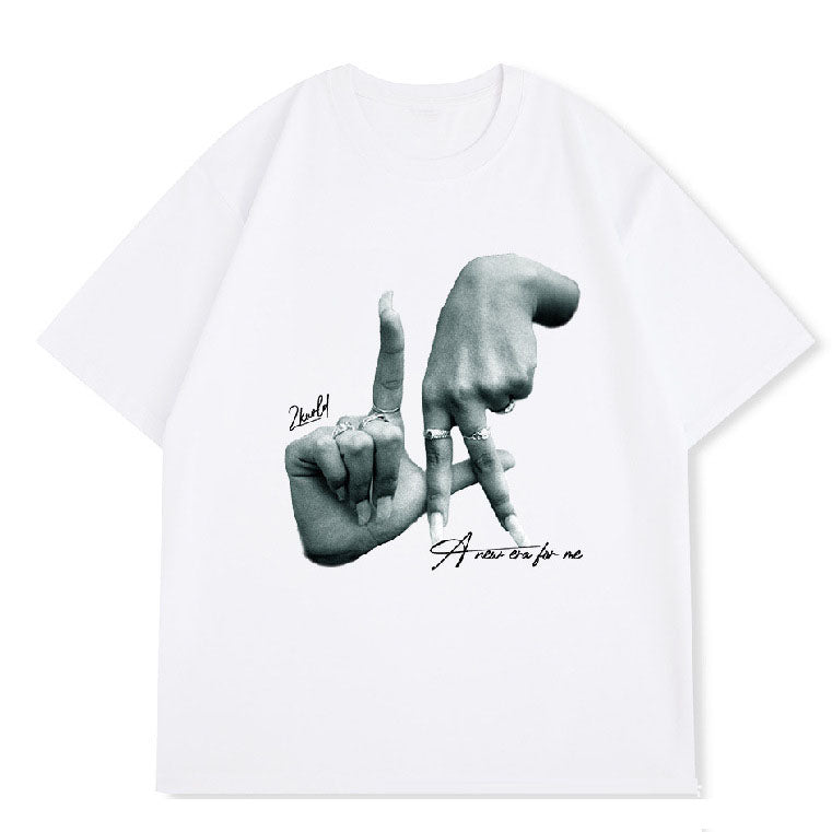 Round Neck Short Sleeved Shirt