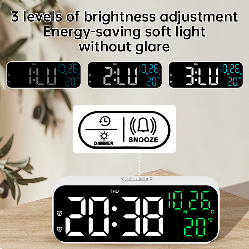 Digital LED Alarm Clock