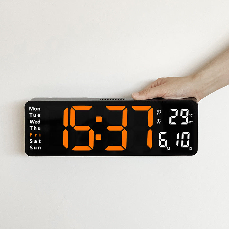 Large LED Digital Wall Alarm Clock