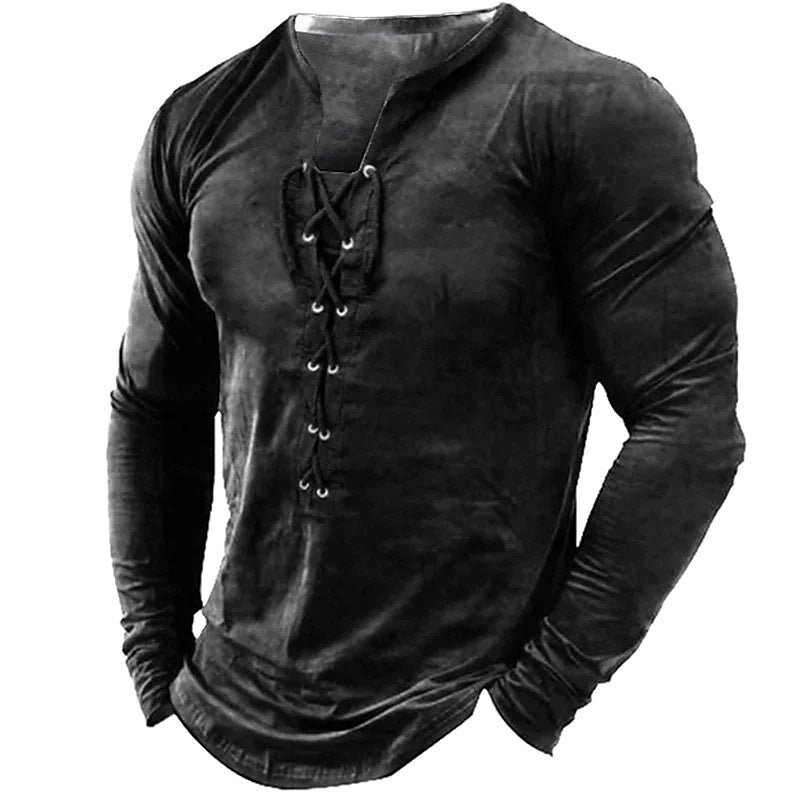 U-Neck Sports Printed Top