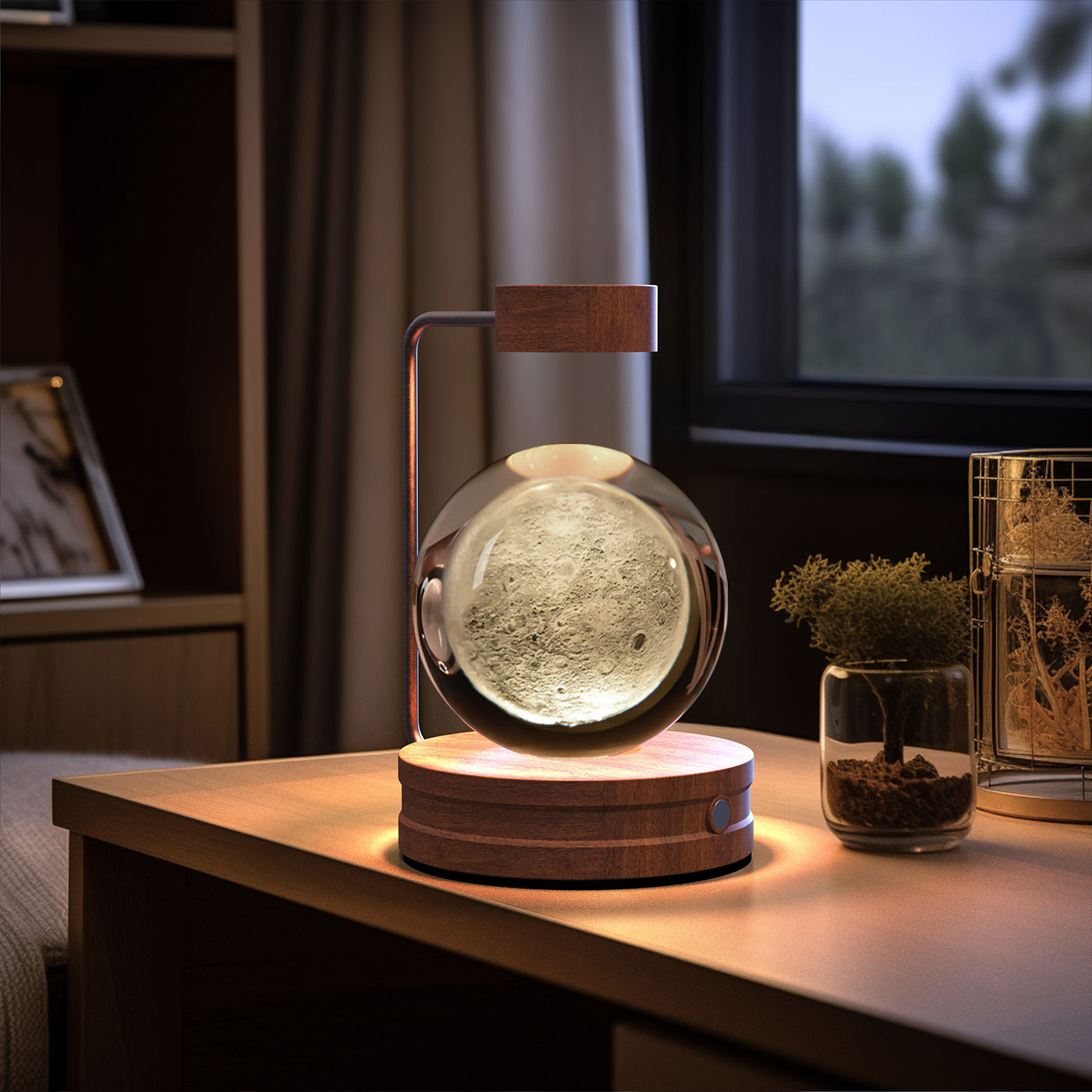 Crystal Ball Dinosaur Bedside Lamp