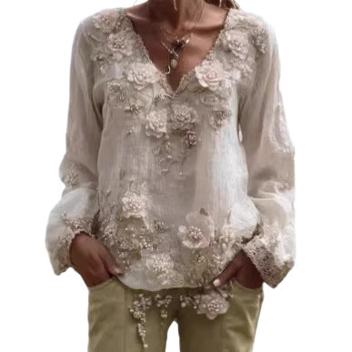 3D Digital Print Business Blouse