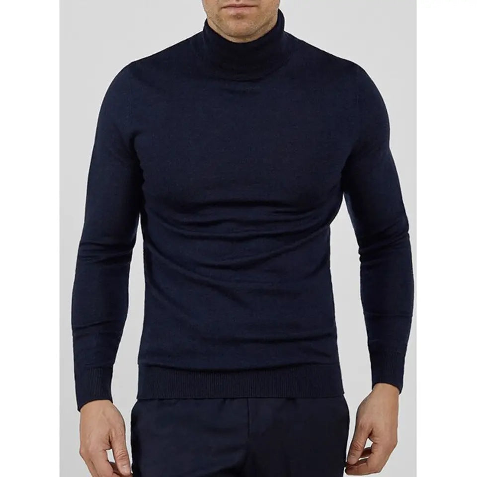 Slim Fit Pullover Knitted Sweater