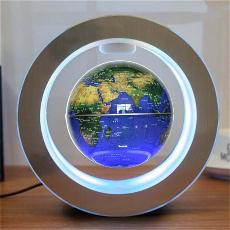 LED Light Magnetic Floating Globe