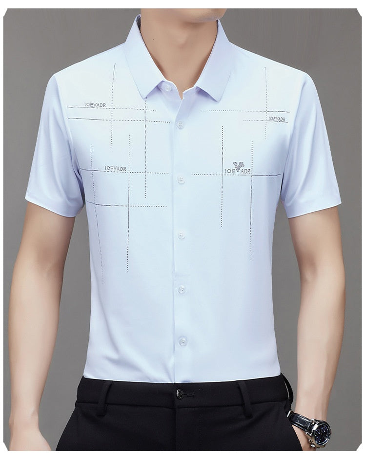 Business Polyester Short-Sleeve