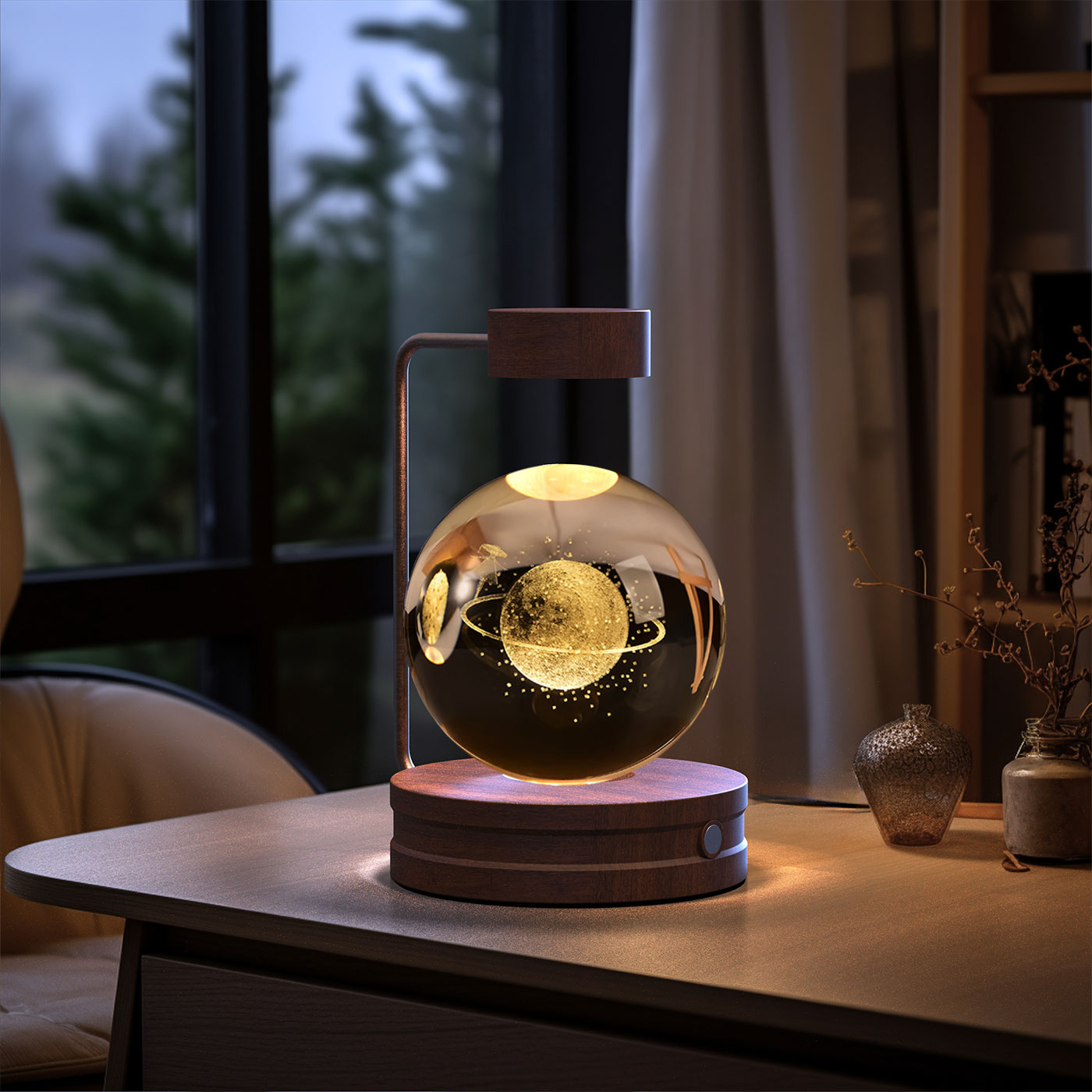 Crystal Ball Dinosaur Bedside Lamp