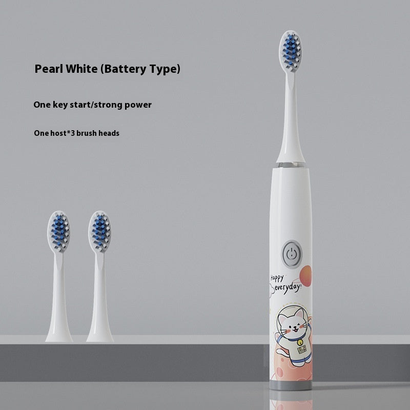Electric Cartoon Soft Bristle Smart Toothbrush – Gum Care & Waterproof Design