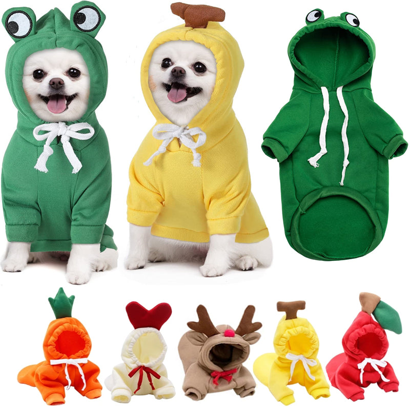 Winter Warm Fleece Hoodie for Pets