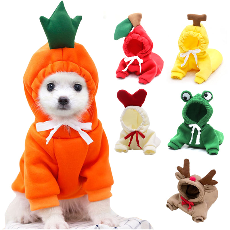 Winter Warm Fleece Hoodie for Pets