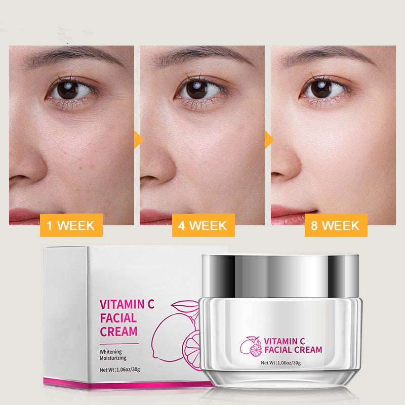 Facial Cream with Vit-C Skincare – Hydrating, Brightening & Nourishing Formula (30g/ml)