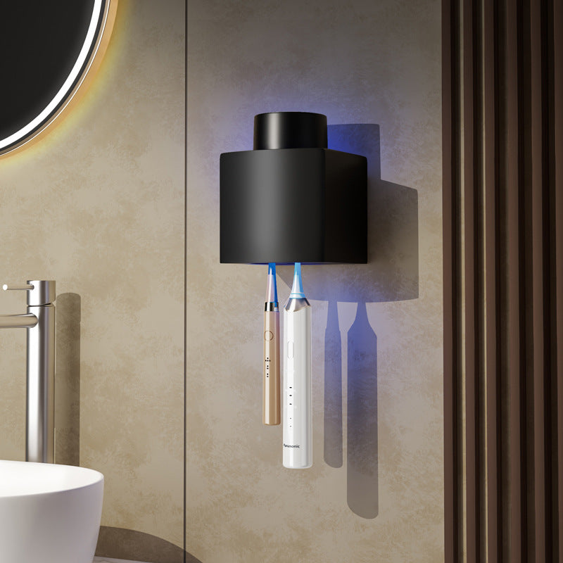 Toothbrush Rack UV Sterilizer & Toothpaste Squeezer