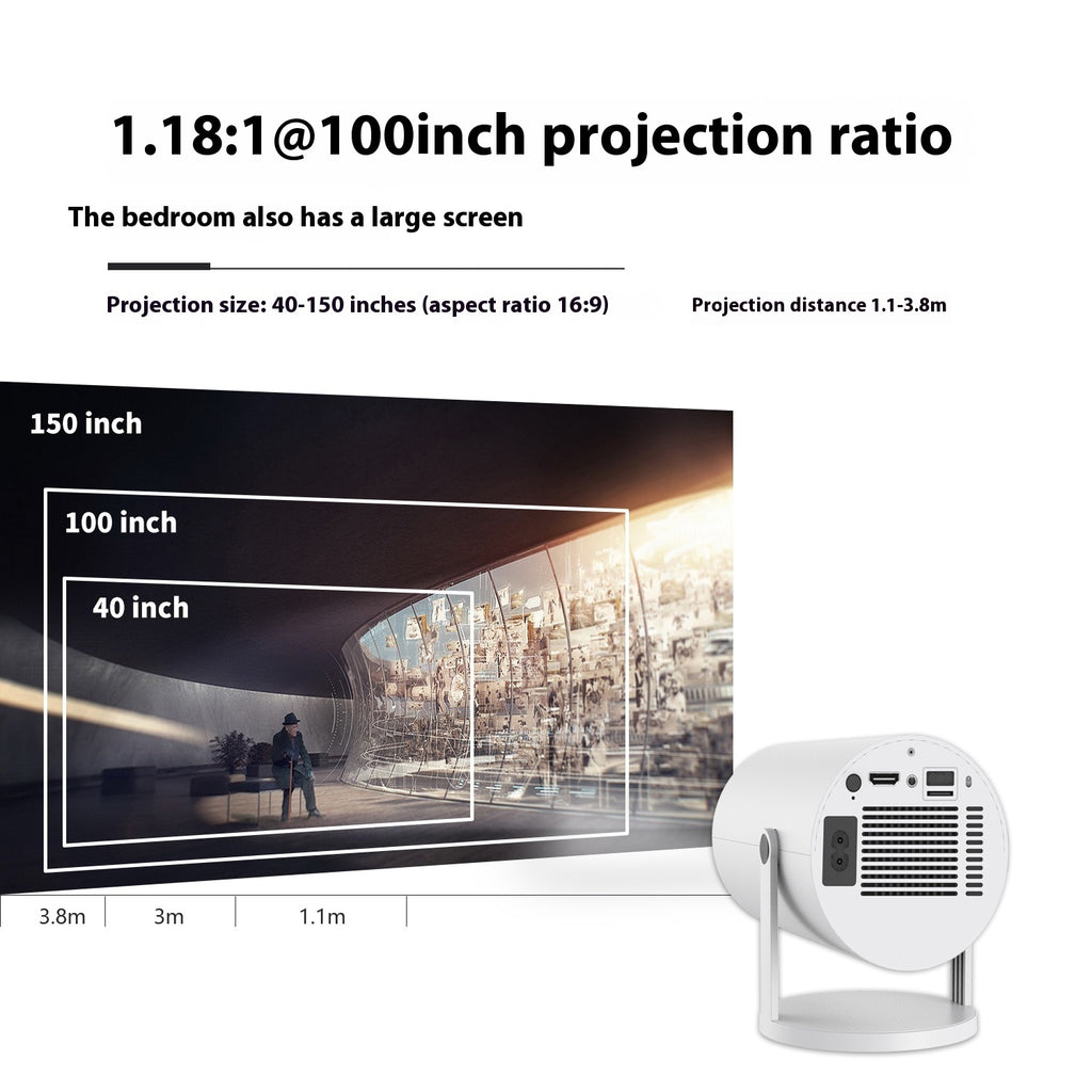 HY300 Portable Smart Projector
