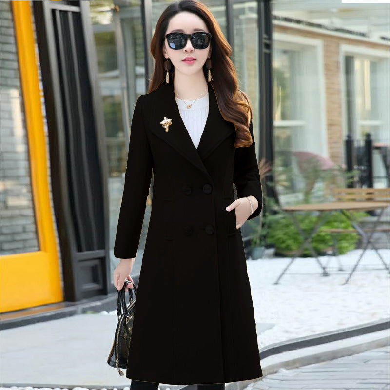 Cozy Wool Coat Slim Design